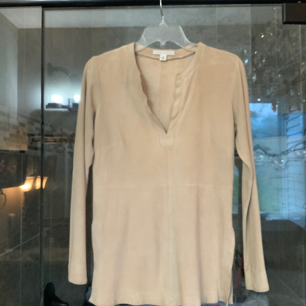 Banana Republic Suede Shirt Size 4